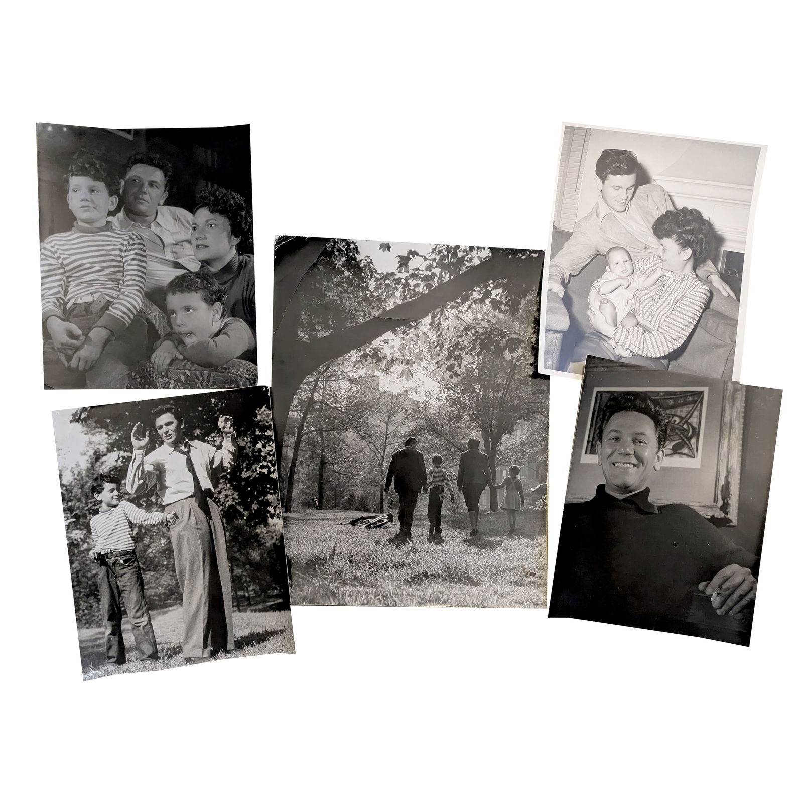 John Garfield: (5) Original Family Photos by John Swope & Floyd McCarty, c1948 (1 of 2)