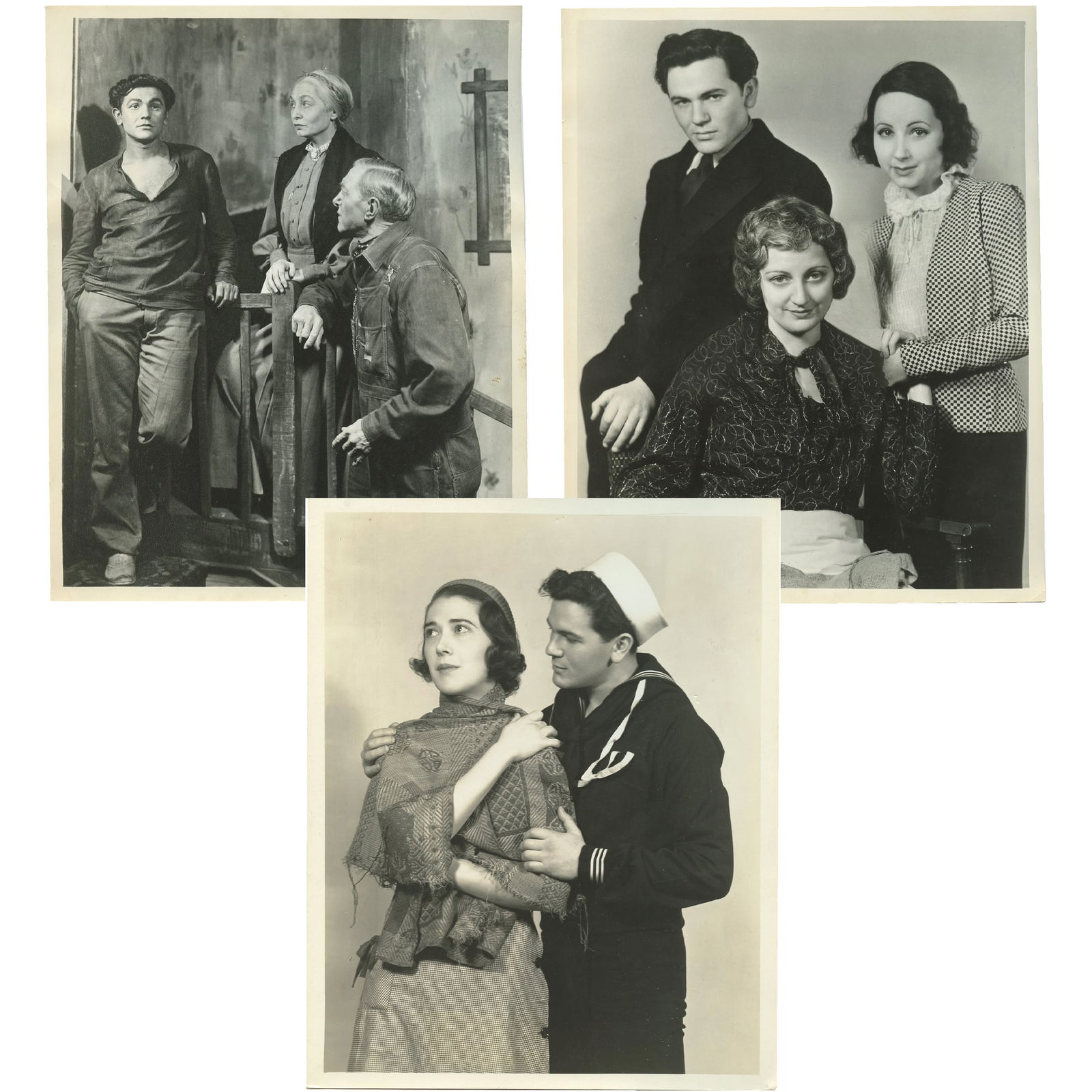 John Garfield: (3) Original Early NYC Theater Photos - Awake and Sing, 1930s-40s (1 of 4)