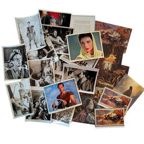 Ben-Hur (1959): Huge Promo Archive, Ben Stahl Art, 25 Stills, Color Photo Set & Opening Night (1 of 9)