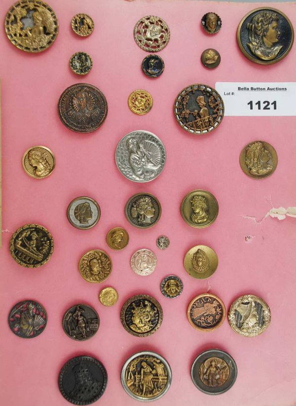 Metal Picture Buttons: Including Kate Greenaway, and oriental subjects