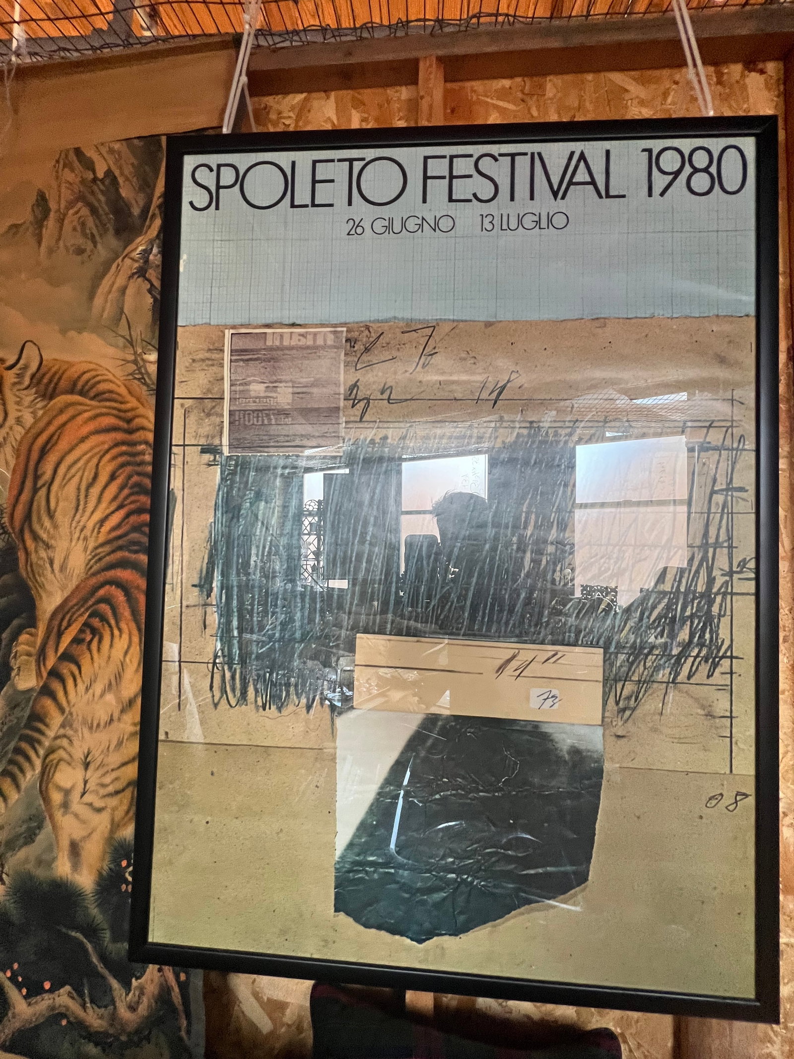 Spoleto Festival - 1980 Framed Poster: Spoleto Festival - 1980 Framed Poster. Celebrate the vibrant culture and artistic excellence of the renowned Spoleto Festival with this framed poster from 1980. Featuring bold, striking visuals that c