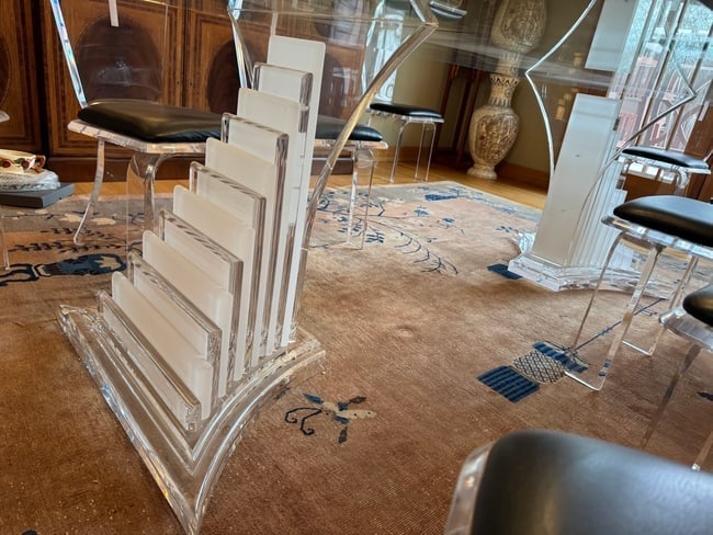 Lucite Dining Room Table - 2