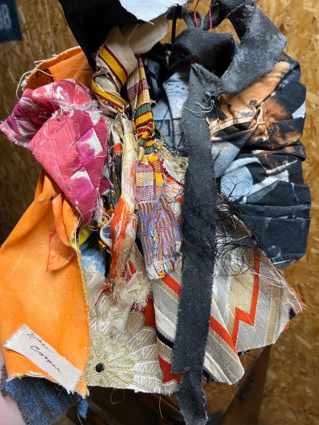 Diane Cooper Mixed Media Textile Wall Assemblage Sculpture Contemporary Fabric Art (1 of 3)