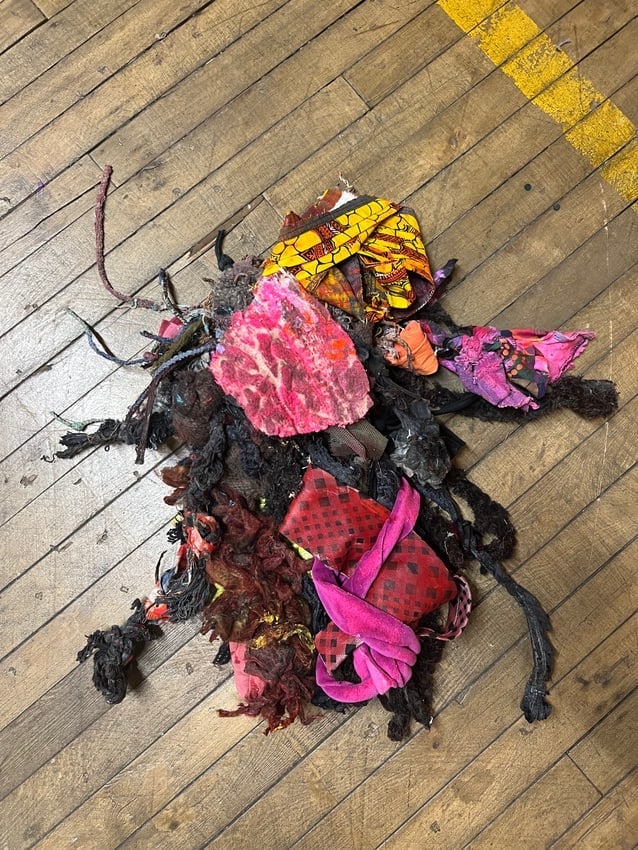 Diane Cooper Mixed Media Textile Wall Sculpture, Hand-Signed, Fiber Art (1 of 4)