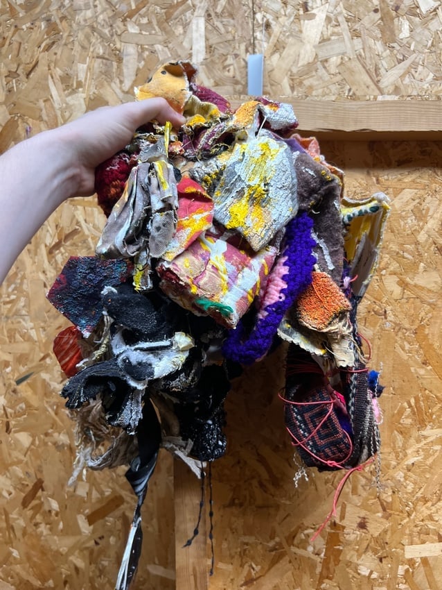 Diane Cooper Textile Sculpture Abstract Mixed Media Art (1 of 6)