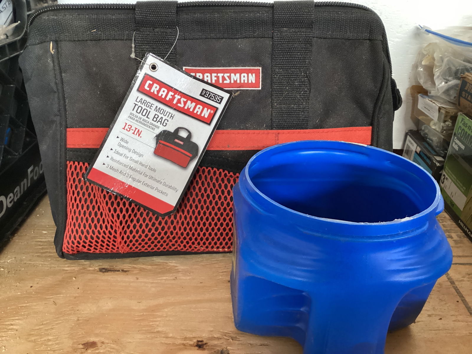 Craftsman 13 Inch Large Mouth Tool Bag and Sockets (1 of 3)