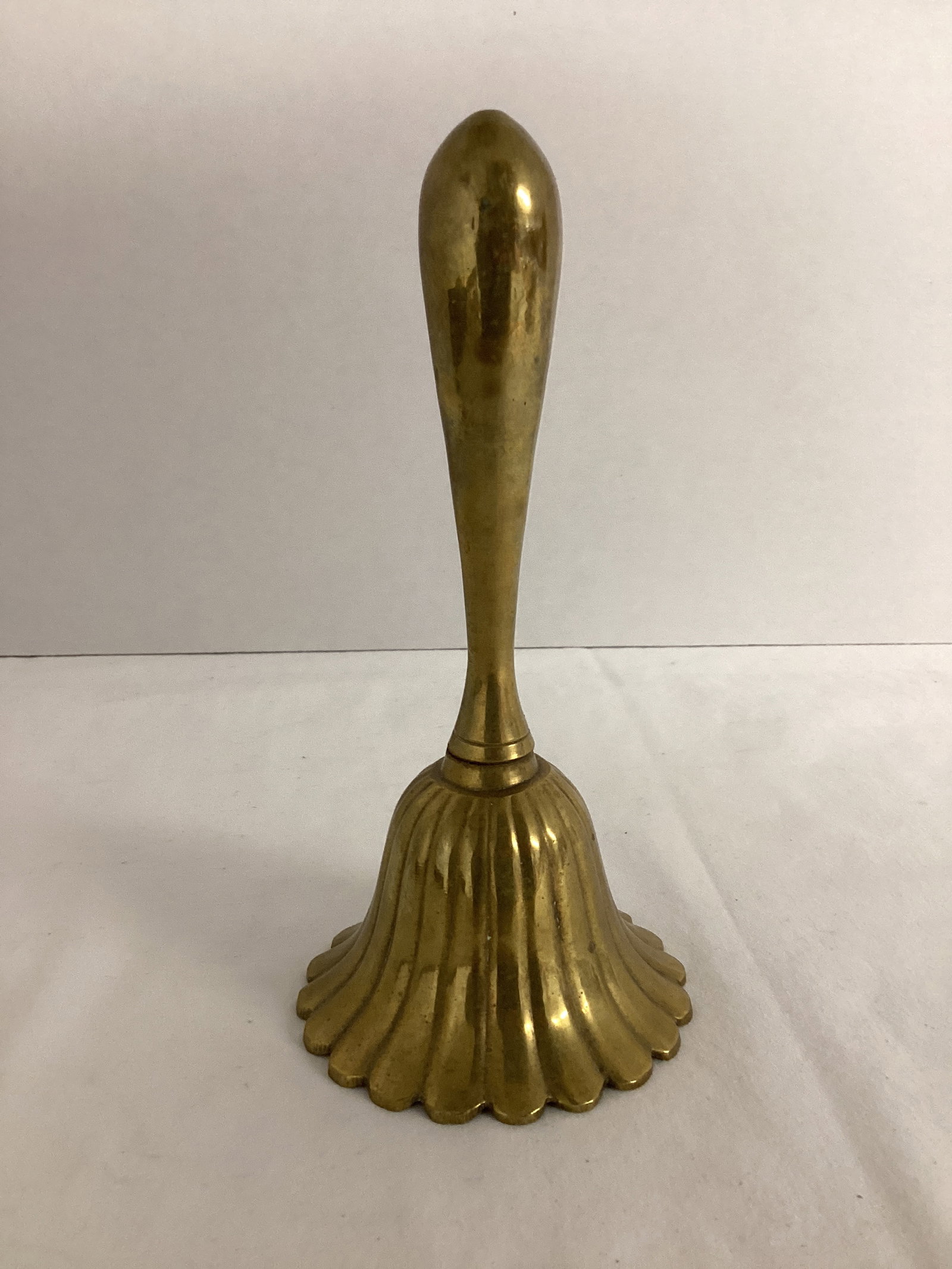 Brass Bell: 7" h