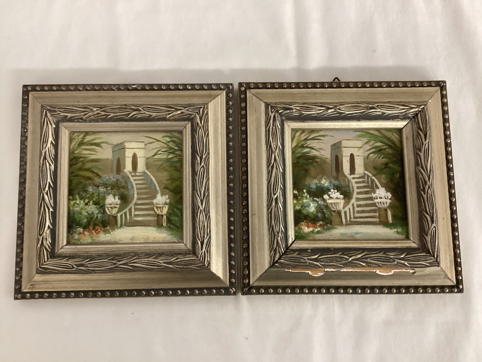 Two Small Original Paintings in Frames (1 of 7)