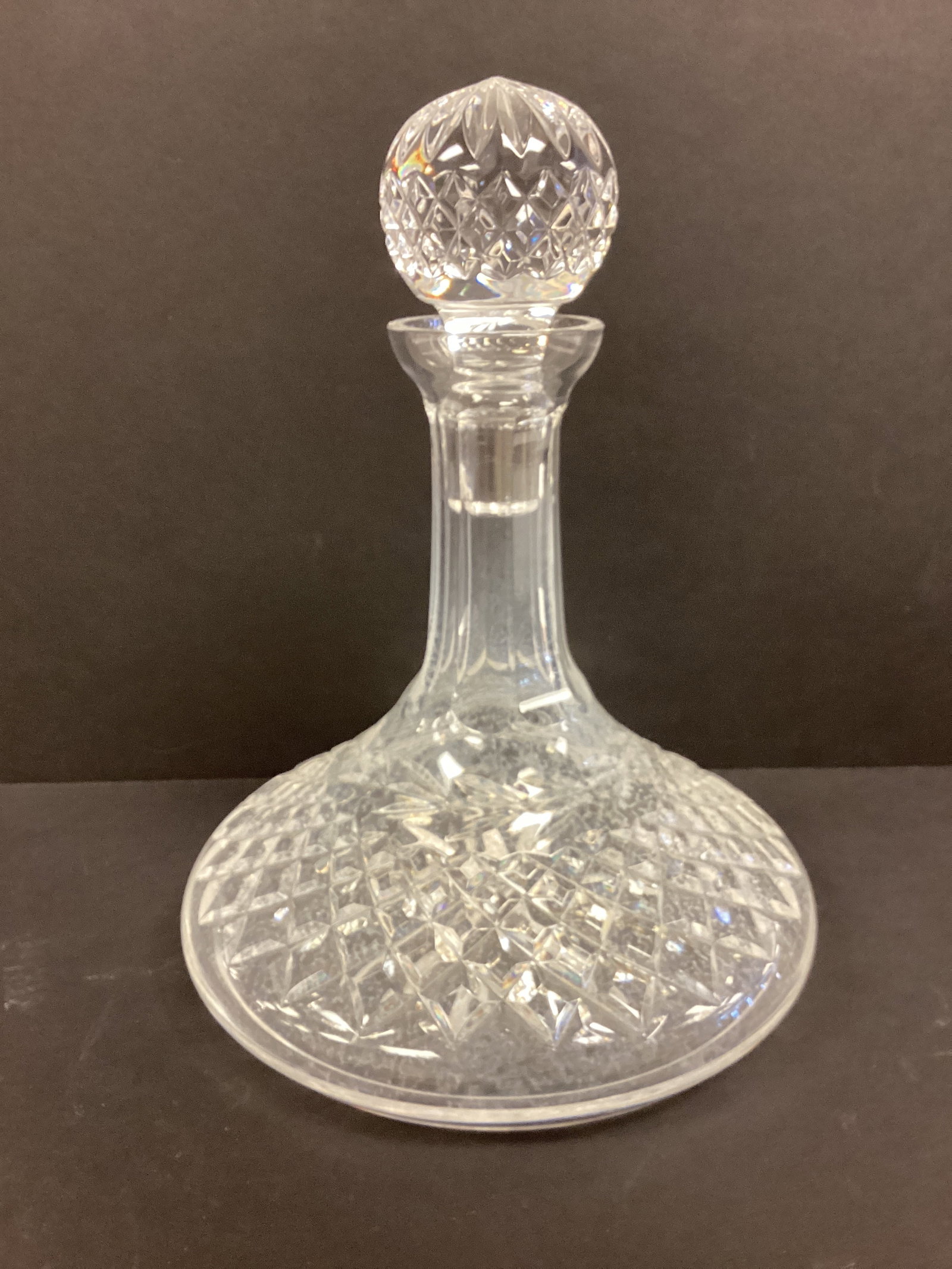 Waterford Crystal Decanter: 10" h