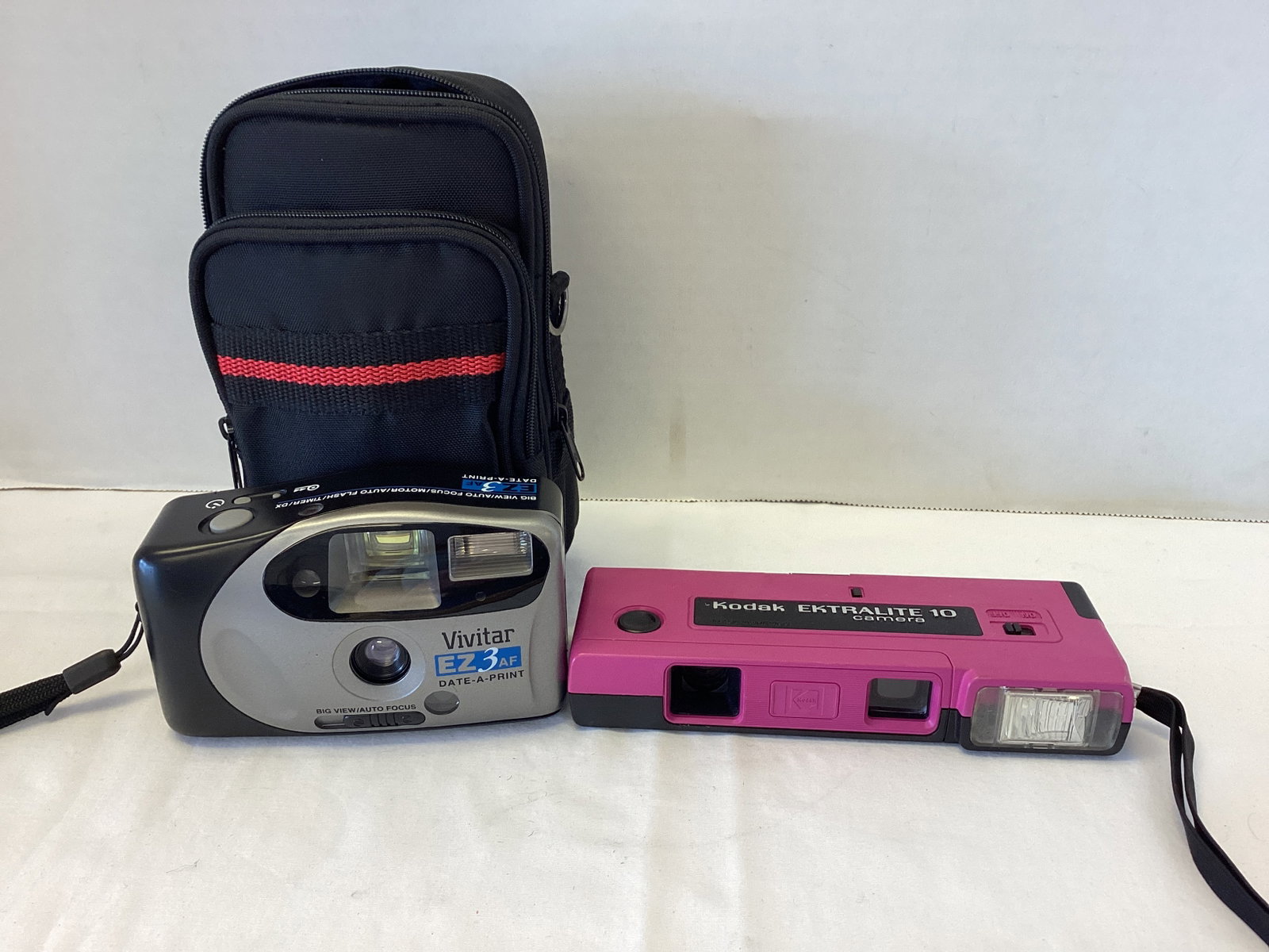 Kodak Ektralite 10 and Vivitar EZ3af Film Cameras: untested