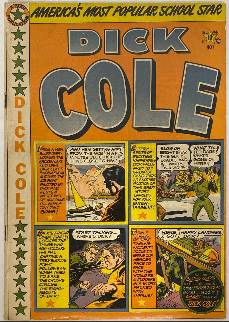 Dick Cole 7 Star Publications Comic Book (1 of 8)