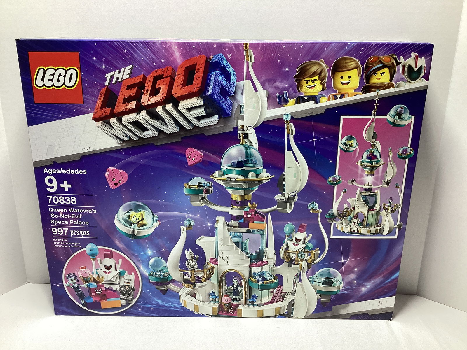 New LEGO Movie 2 70838 Queen Whatevra's 'Not-So-Evil' Space Palace Building Set (1 of 9)