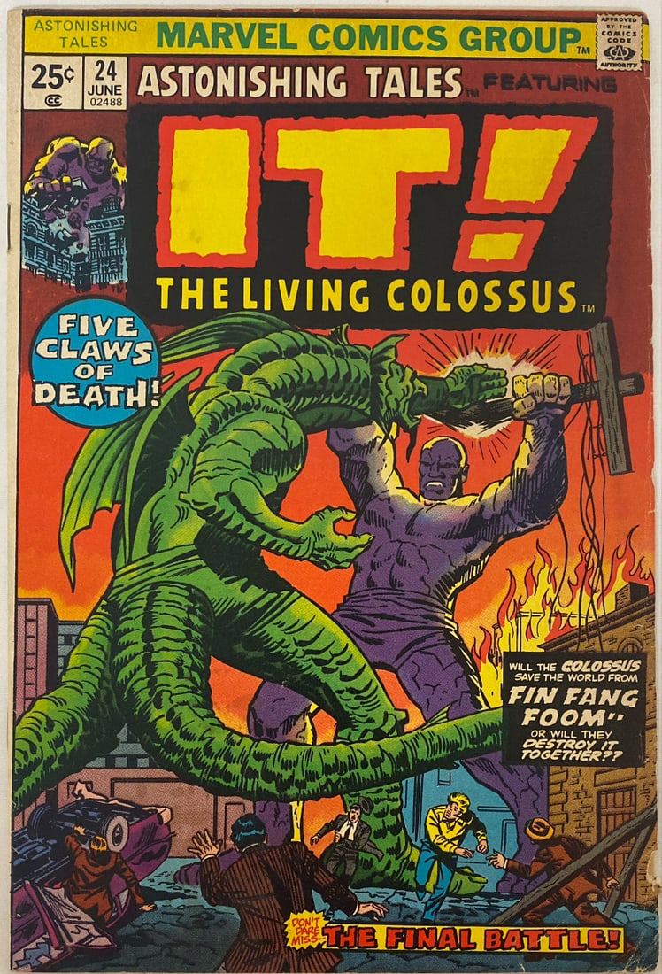 Astonishing Tales 24 Marvel Comic Book (1 of 8)