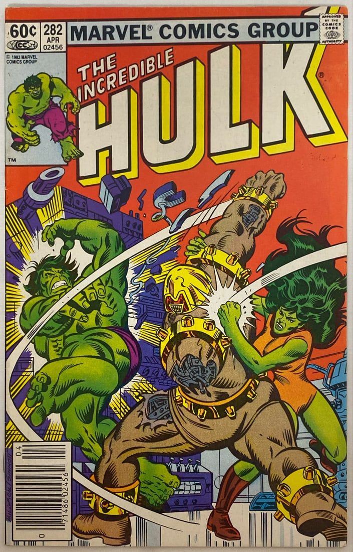The Incredible Hulk 282 Marvel Comic Book (1 of 8)