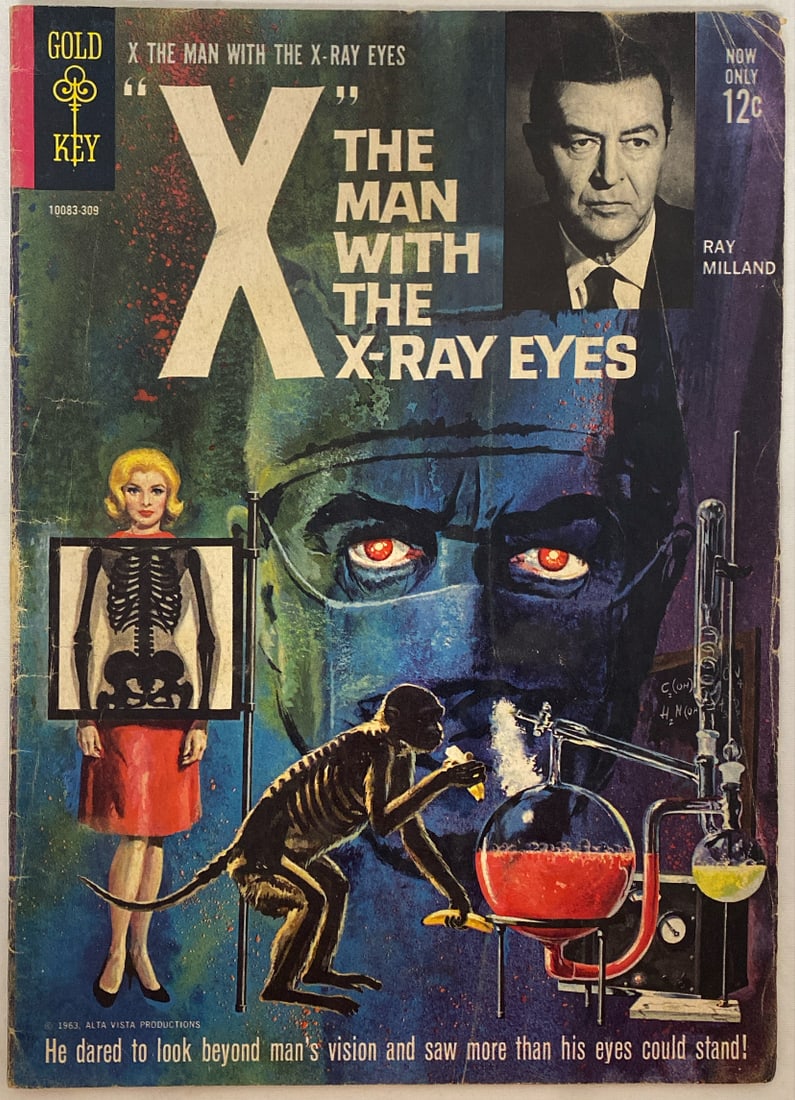 X, The Man with X-Ray Eyes 1 Gold Key Comic Book (1 of 8)
