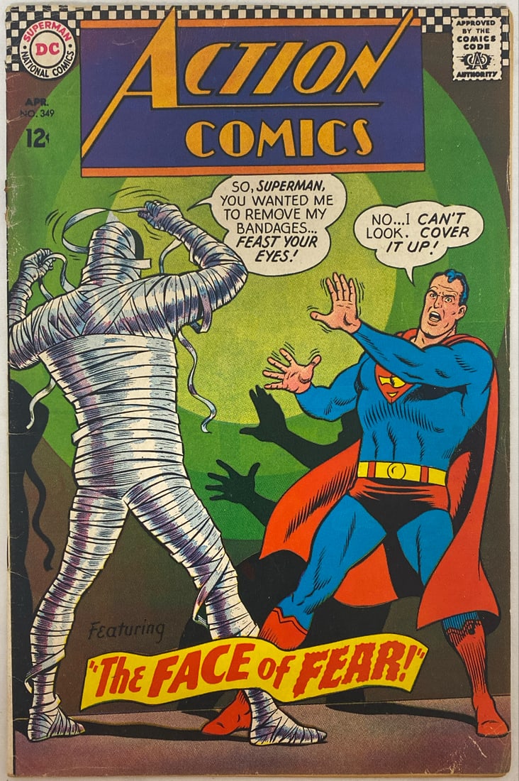 Action Comics 349 DC Superman Comic Book (1 of 8)