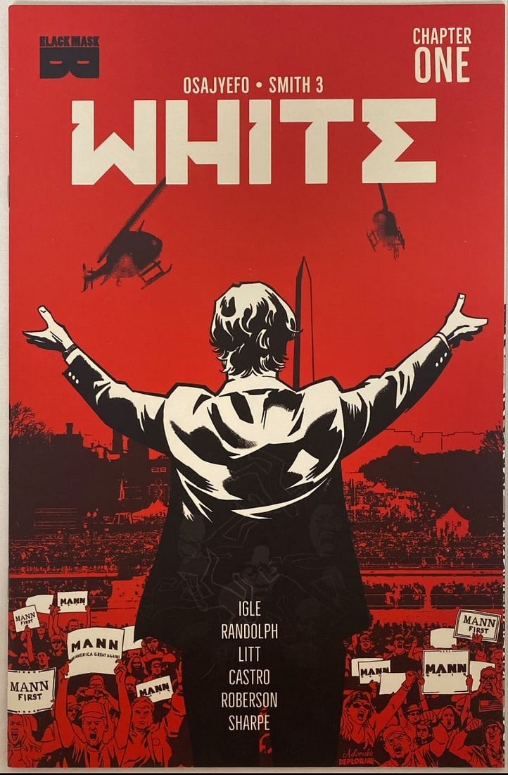 White Chapter 1 Black Mask Comic Book: 2021, Please preview and see all photos for condition