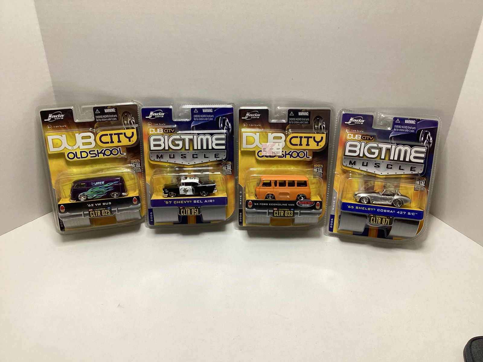 Four Jada Big Time Muscle and Old Skool Diecasts (1 of 3)