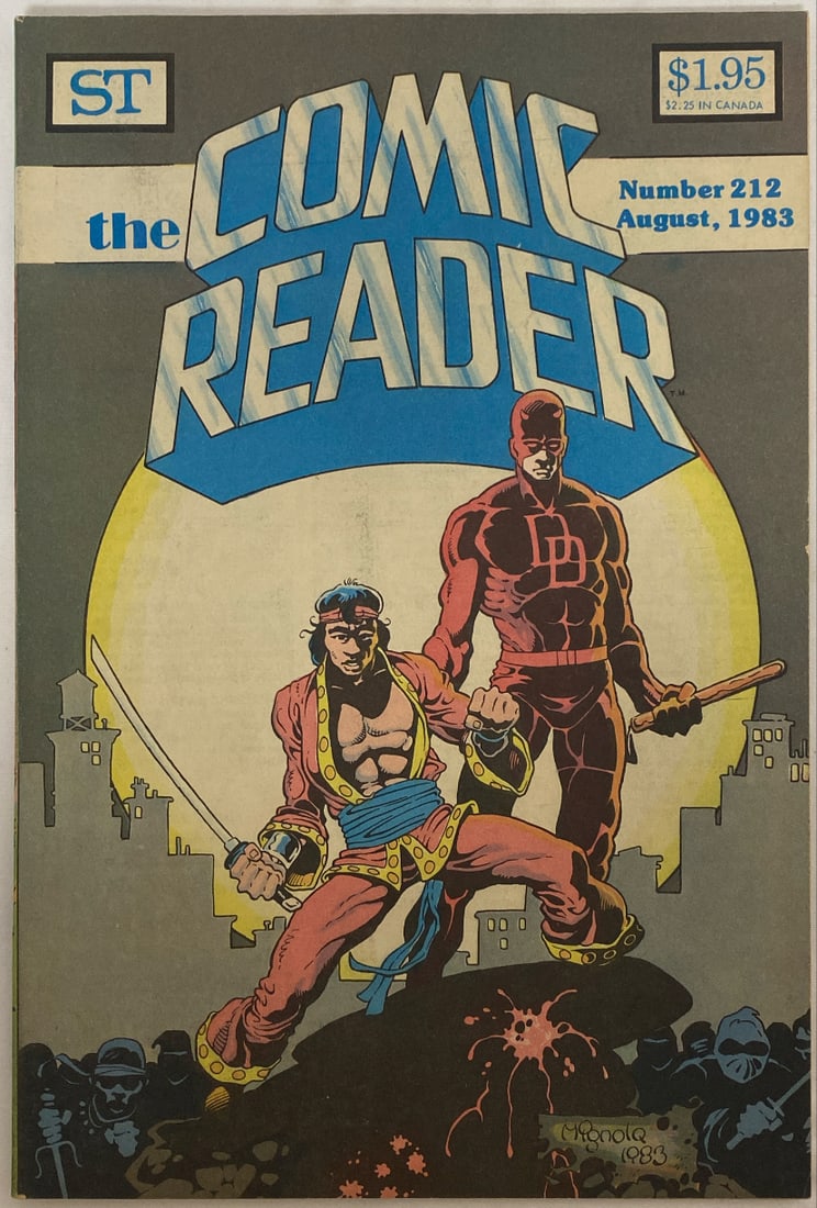 The Comic Reader 212 Comic Book: 1983, Preview of Beta Ray Bill, Please preview and see all photos for condition