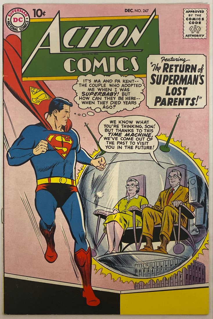 Action Comics 247 DC Superman Comic Book (1 of 8)