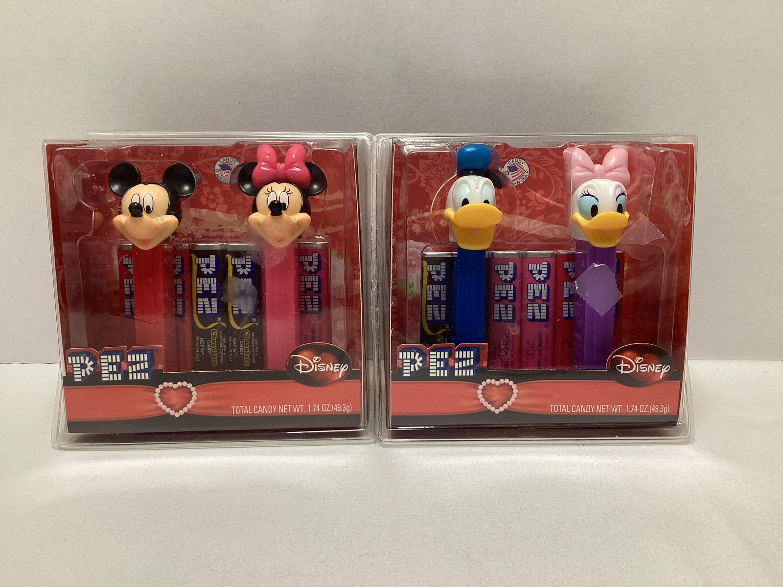 Disney Mickey/Minnie and Donald/Daisy PEZ Dispenser Sets: .