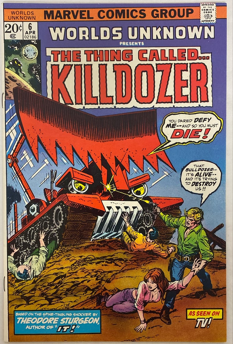 Worlds Unknown 6 Marvel Comic Book (1 of 8)