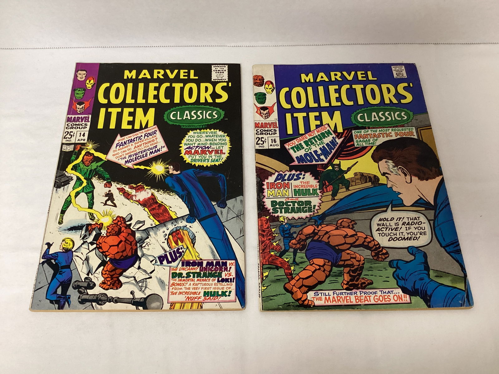 Marvel Collectors' Item Classics 14 and 16 Comic Books (1 of 11)