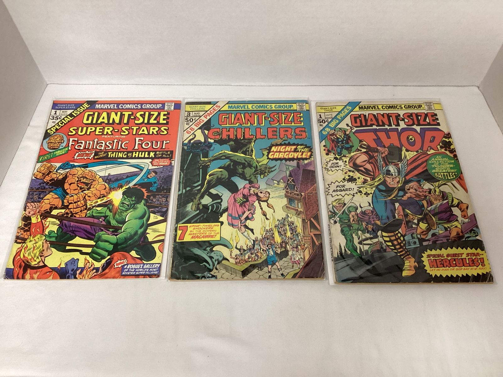 Three Giant-Size Marvel Comic Books (1 of 8)