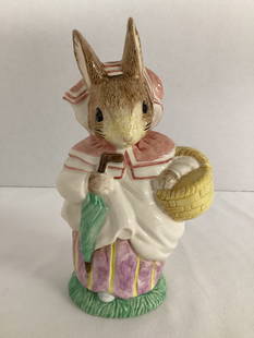 Royal Albert Mrs. Rabbit Beatrix Potter Figurine: 6 1/8" h