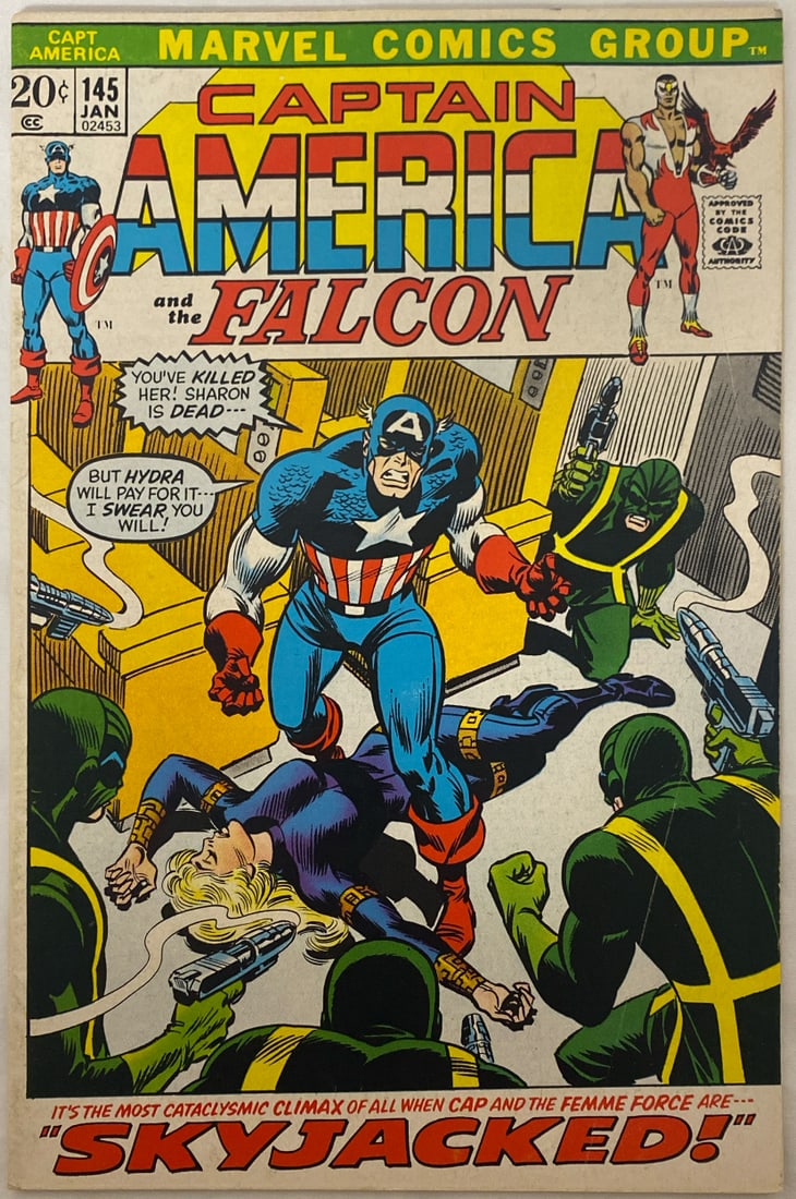 Captain America 145 Marvel Comic Book (1 of 7)