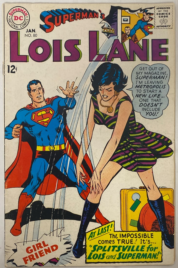Superman's Girlfriend Lois Lane 80 DC Comic Book (1 of 7)