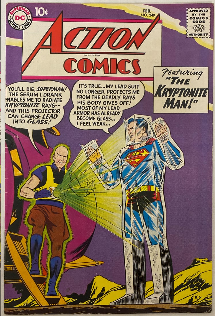 Action Comics 249 Superman DC Comic Book (1 of 7)