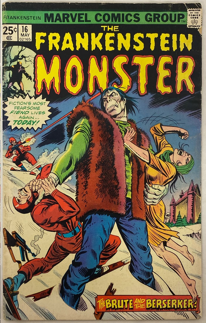 The Frankenstein Monster 16 Marvel Comic Book (1 of 7)