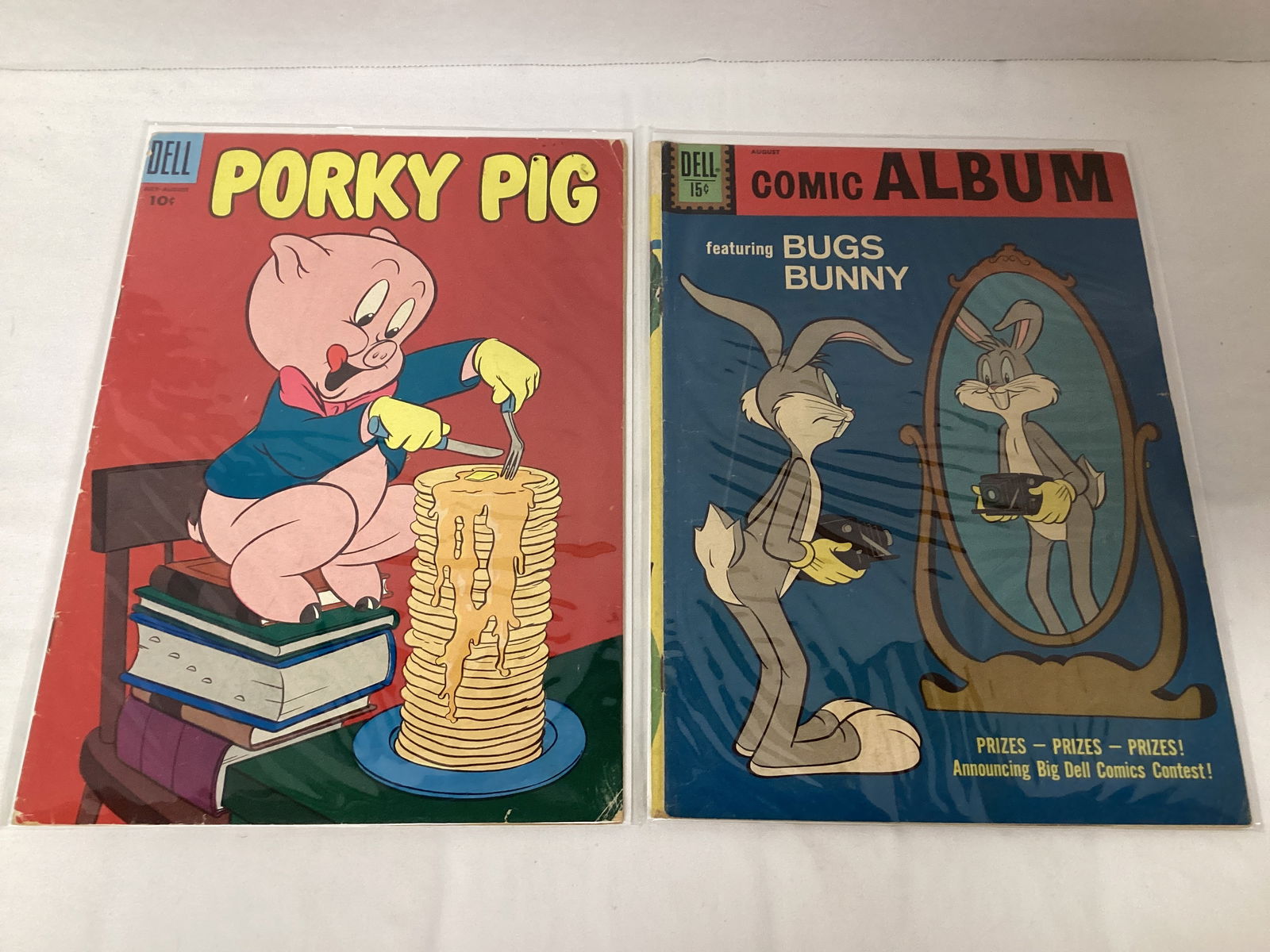Porky Pig 41 and Comic Album 14 Dell Comic Books (1 of 5)