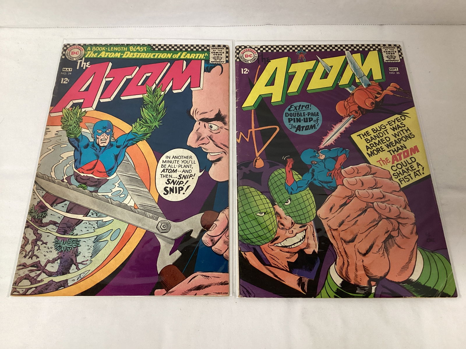 The Atom 24 and 26 DC Comic Books (1 of 5)