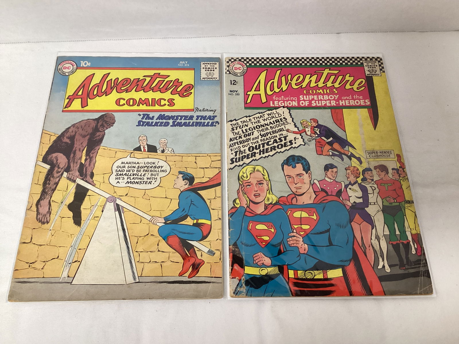 Adventure Comics 274 and 350 DC Comic Books (1 of 5)