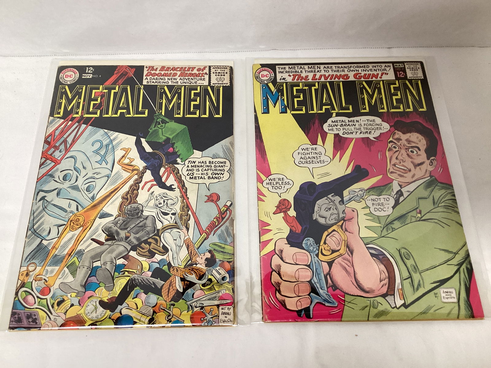 Metal Men 4 and 7 DC Comic Books (1 of 5)