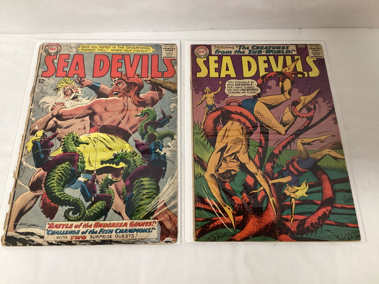 Sea Devils 14 and 18 DC Comic Books (1 of 5)