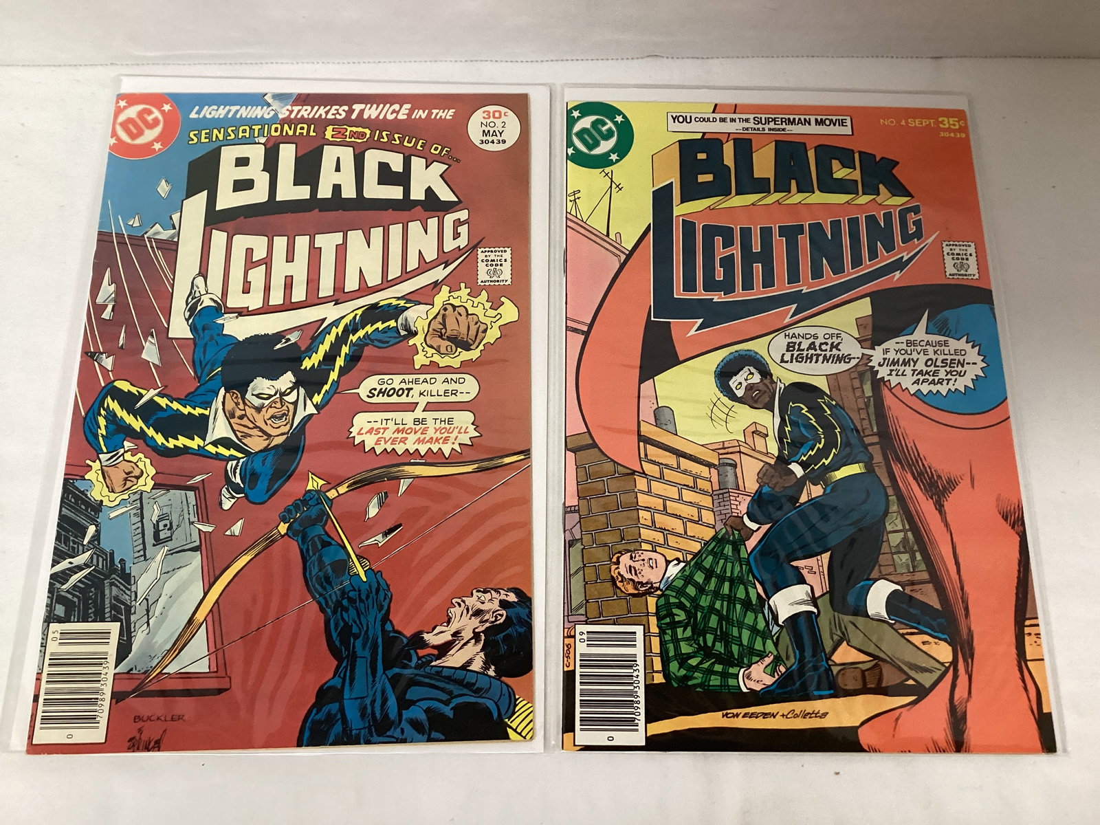 Black Lightning 2 and 4 DC Comic Books (1 of 5)