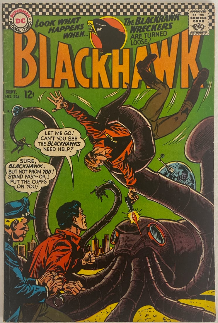 Blackhawk 224 DC Comic Book (1 of 7)