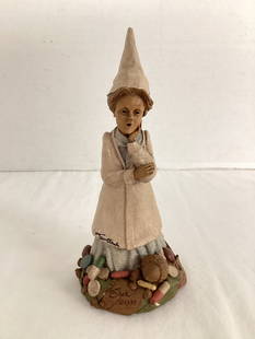 Signed Tom Clark R. N. Nurse Sculpture: 7 1/2" h