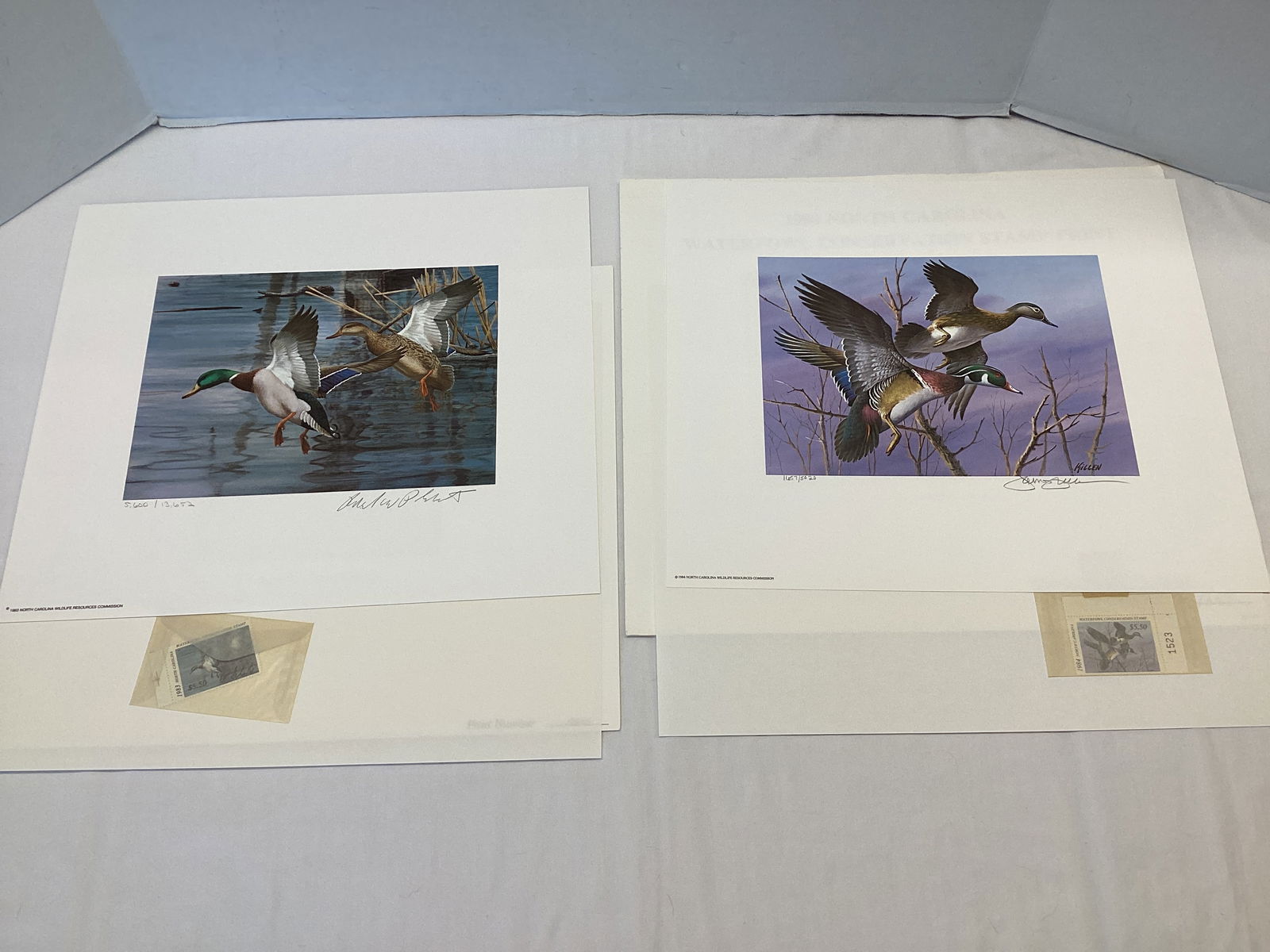1983 and 1984 North Carolina Duck Stamps and Prints (1 of 16)