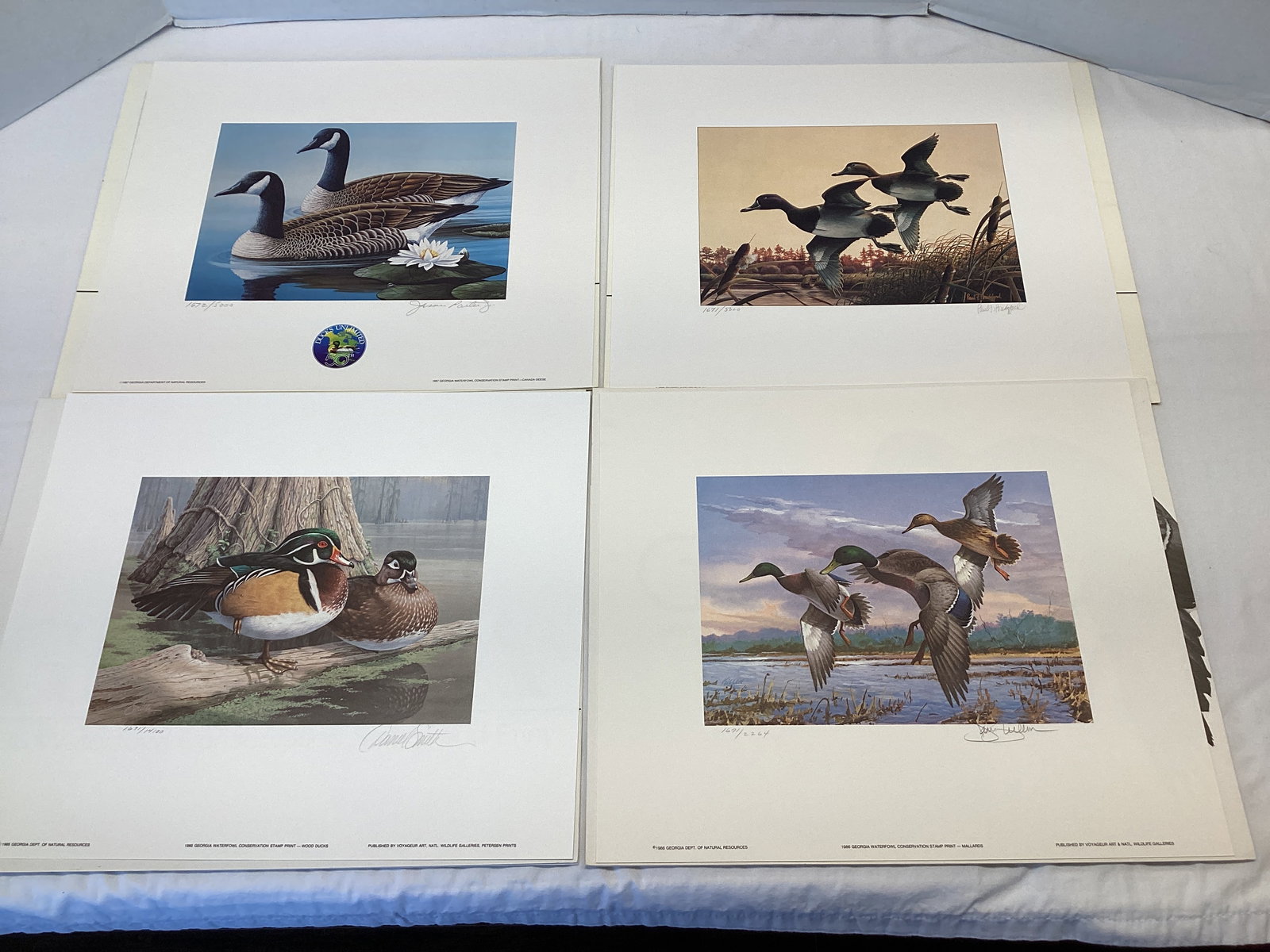 1985-1988 Georgia Duck Stamps and Prints (1 of 20)