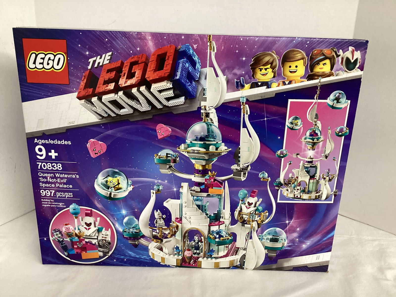 New The LEGO Movie 2 Queen Whatevra's So-Not-Evil Space Palace 70838 Building Set (1 of 10)