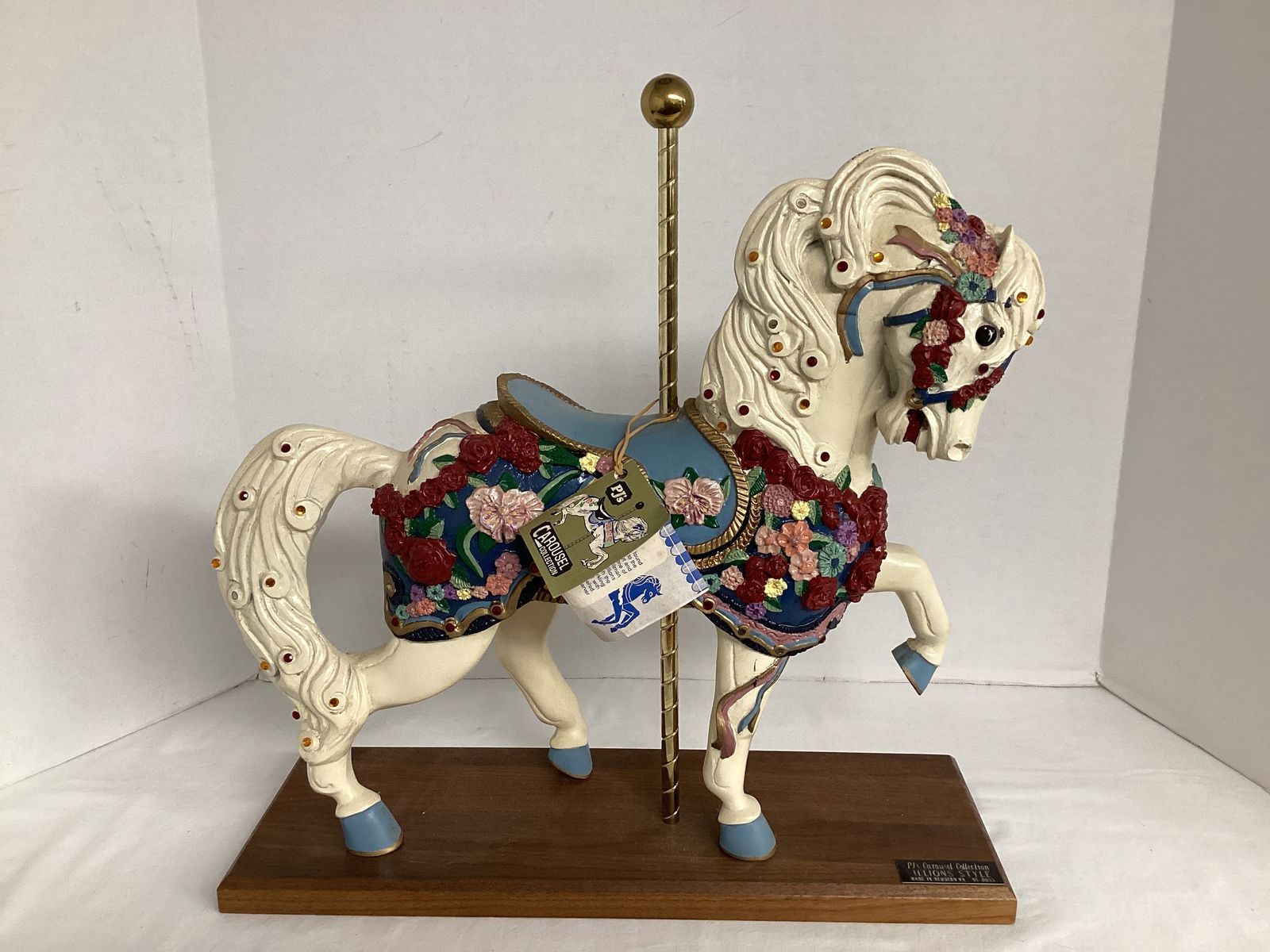 PJ's Carousel Collection Illions Style Carousel Horse Statue (1 of 12)