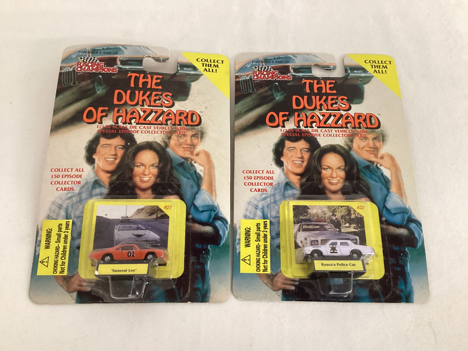 Racing Champions Dukes of Hazzard 1:144 Scale General Lee and Rosco's Police Car (1 of 7)