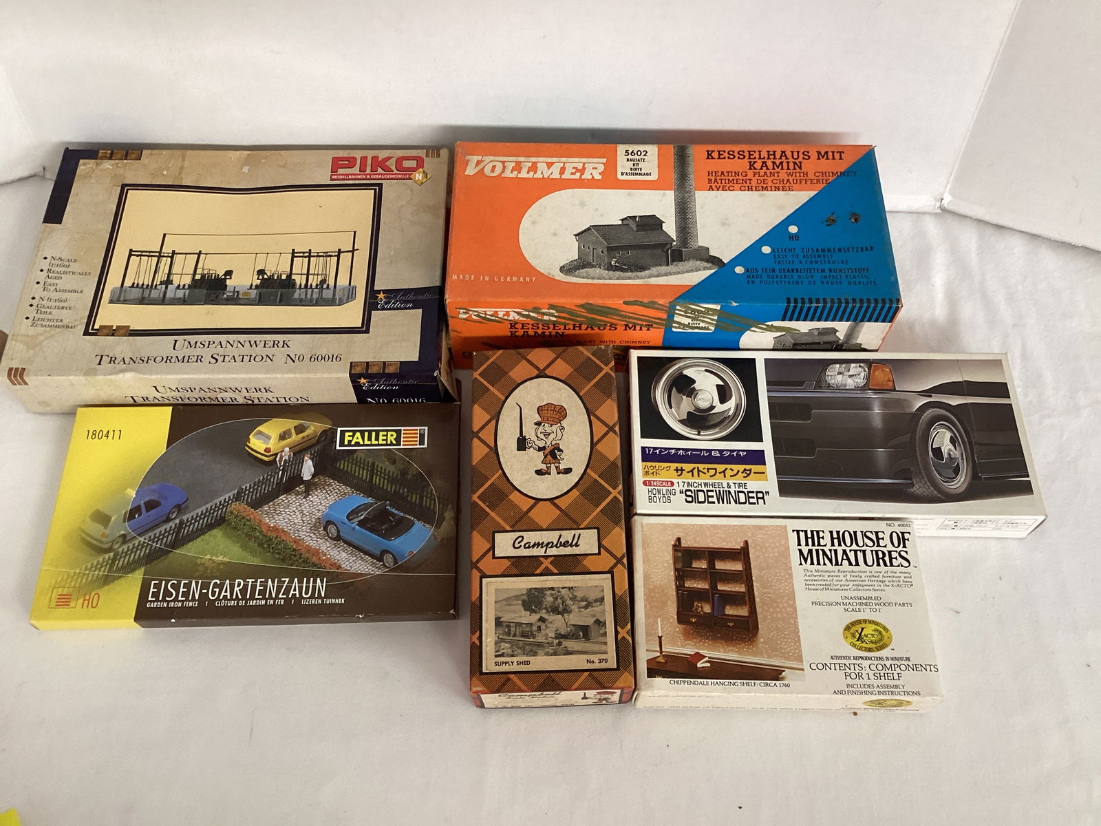 HO and N Scale Model Train Accessory Models, Doll House Furniture, Model Car Wheels (1 of 7)