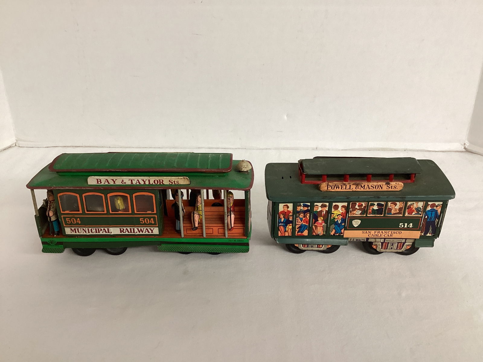 Two Tin Litho San Francisco Street Cars (1 of 16)