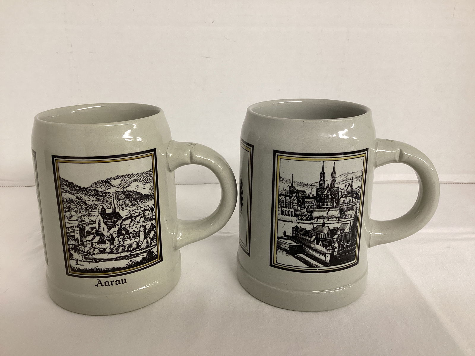 Pair of German Stoneware Steins (1 of 7)