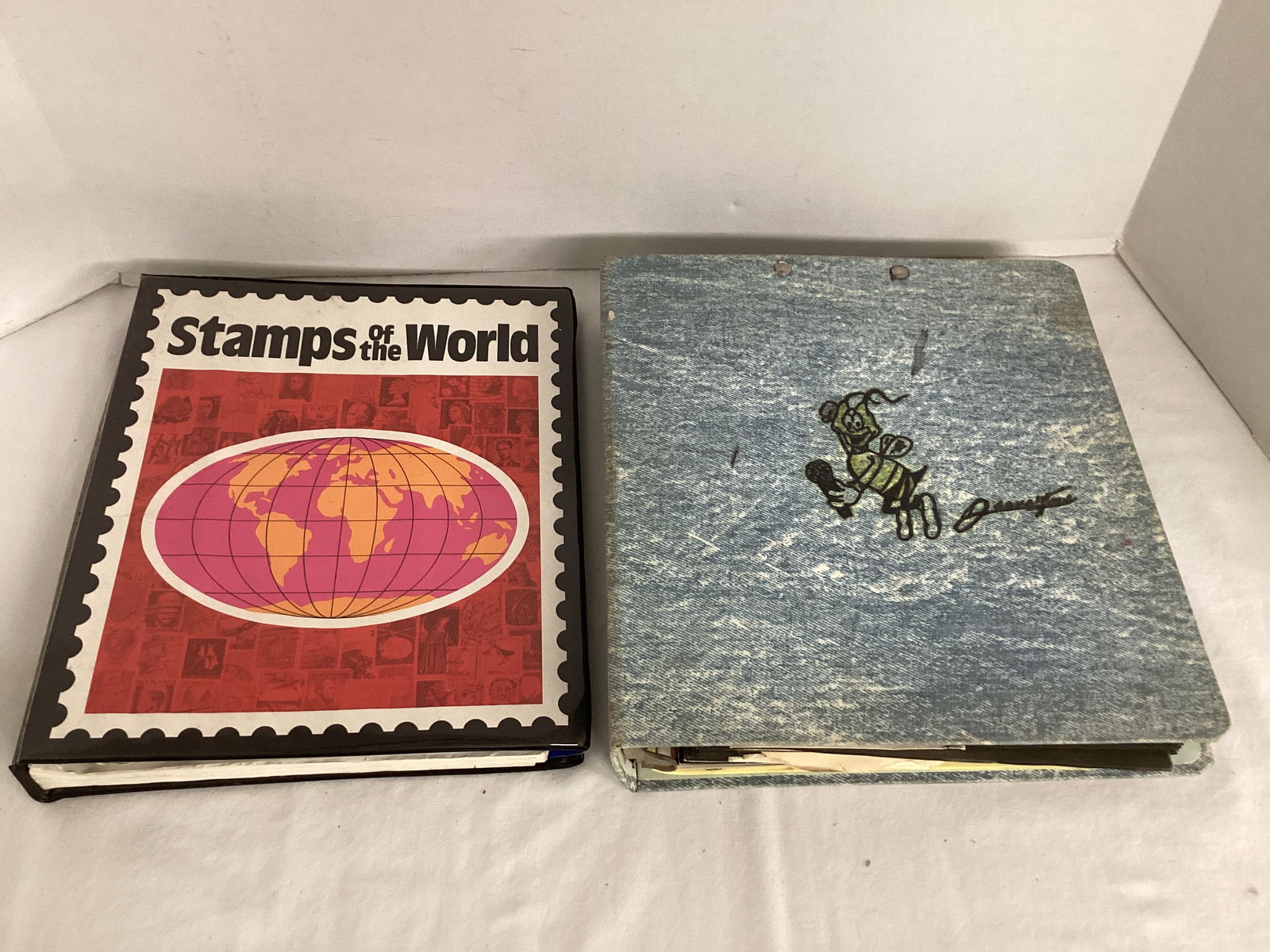 Two Binders with Postage Stamps (1 of 10)